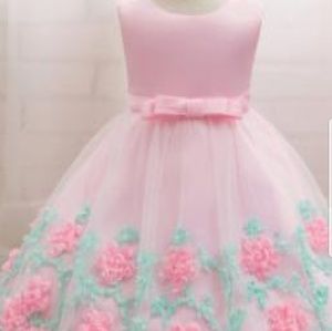Pink children's dress